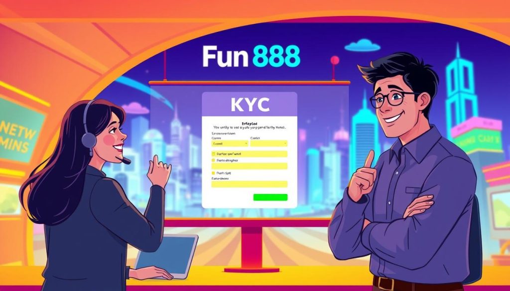 KYC verification fun 888