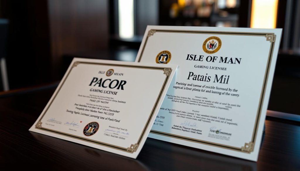 ใบอนุญาต PAGCOR และ Isle of Man gaming license